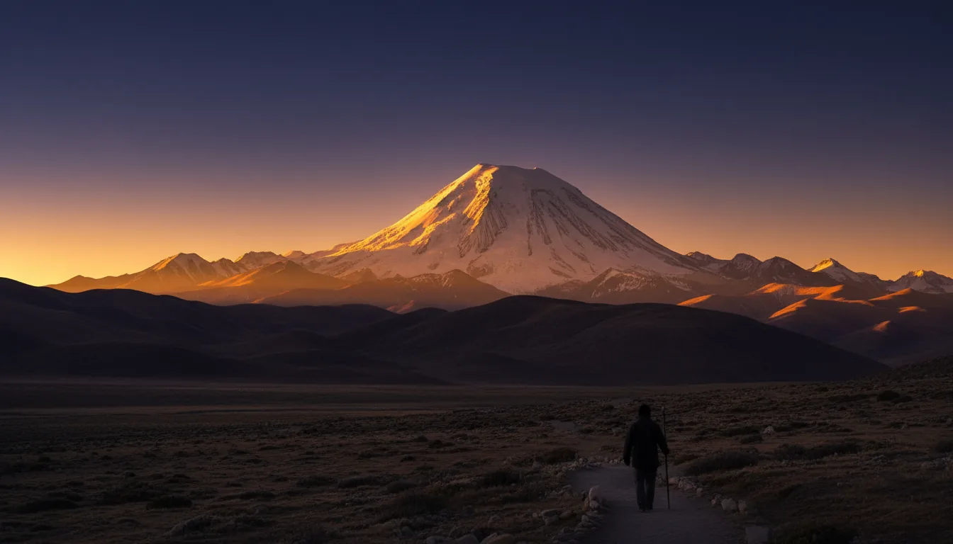 Mount Kailash at golden hour