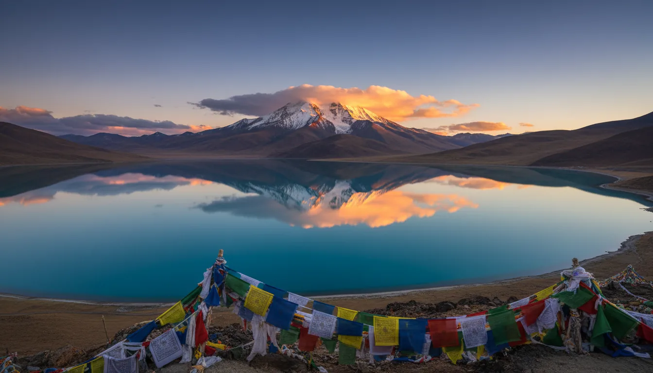 Lake Mansarovar reflections